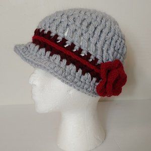 Flood Crochet Knit Newsboy Hat Boho